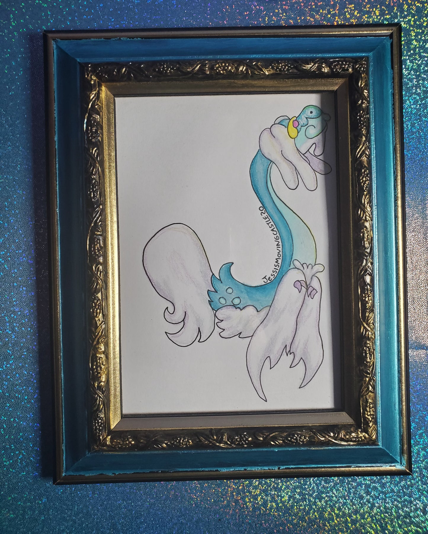 Custom framed Drampa Drawing