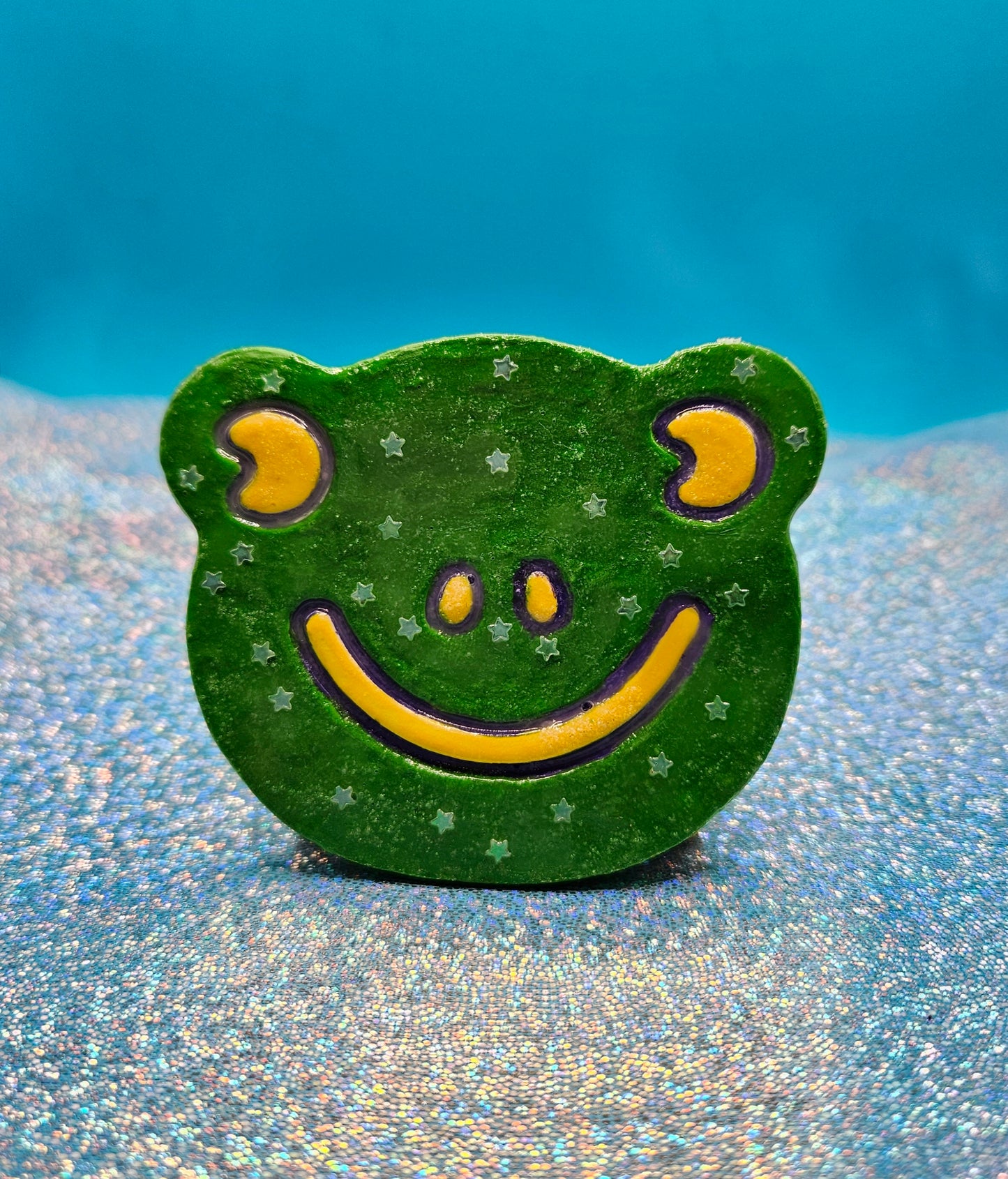 Glowly Space Frog Trinket plate