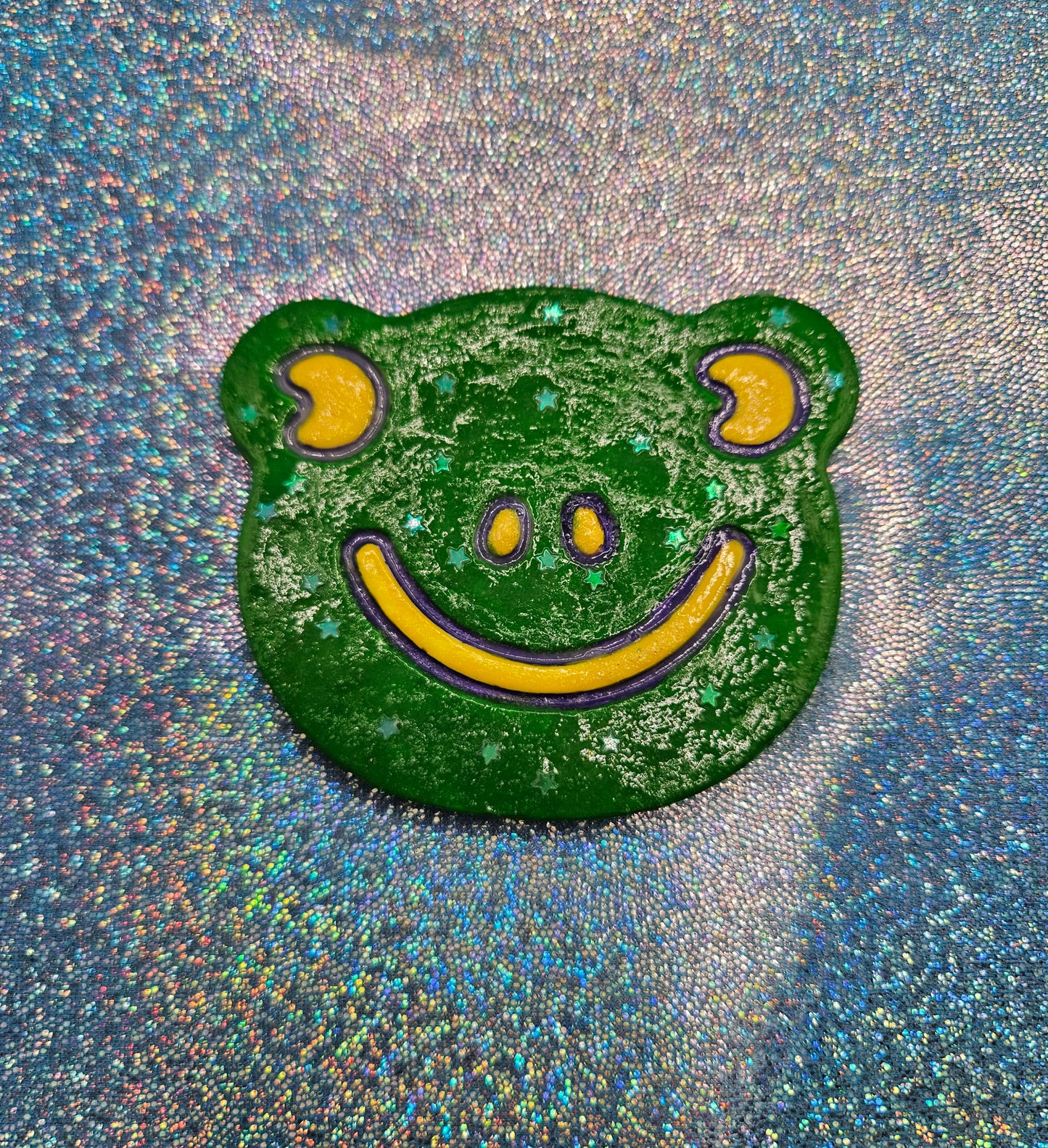 Glowly Space Frog Trinket plate