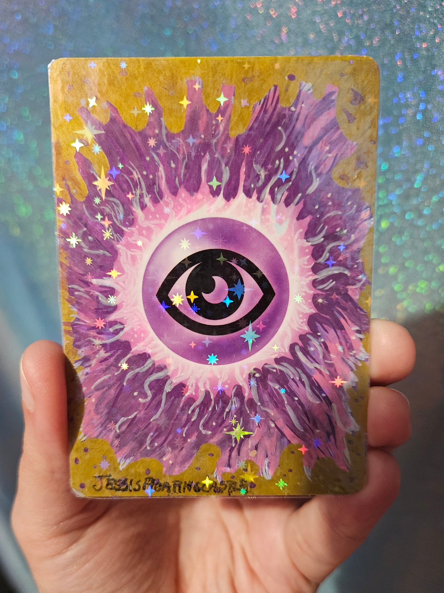 Holo Psychic Energy card alter