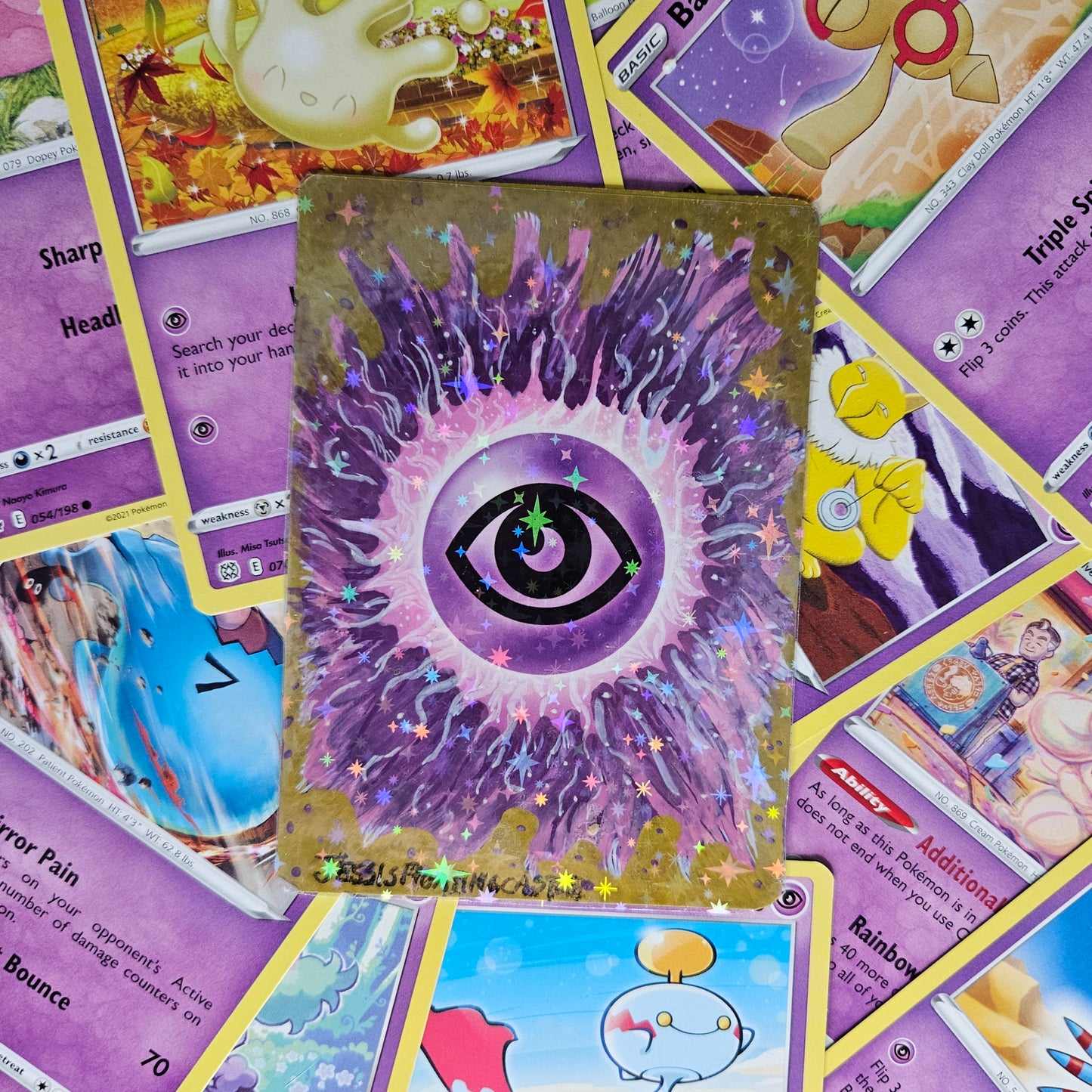 Holo Psychic Energy card alter