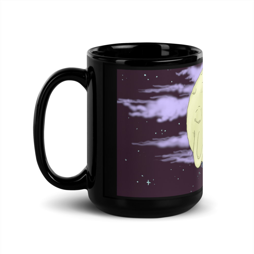 Moon Man Glossy Mug