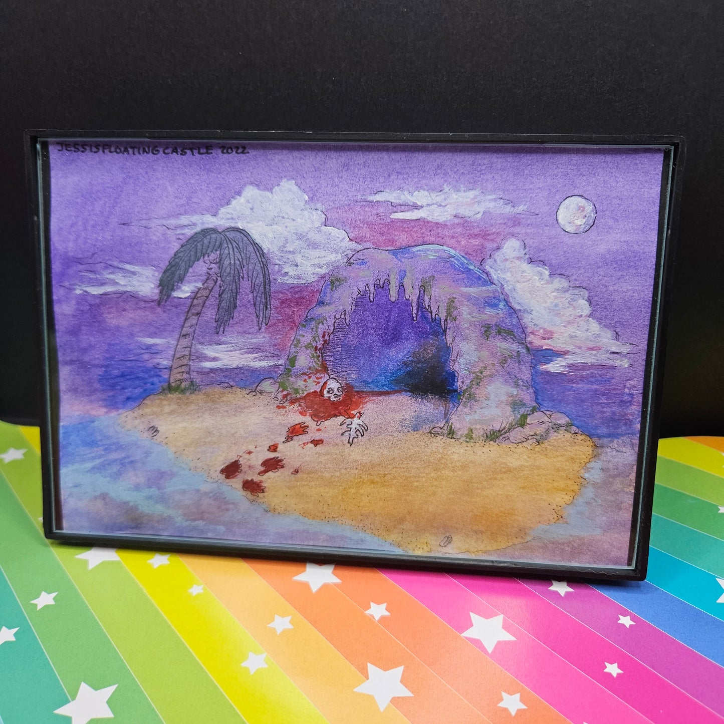 Monster Cave Framed Artwork