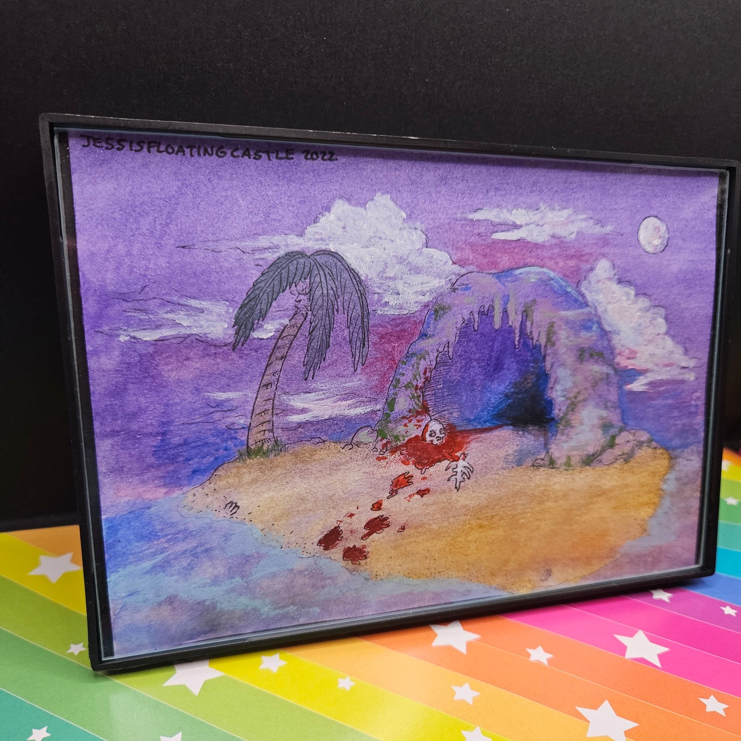 Monster Cave Framed Artwork